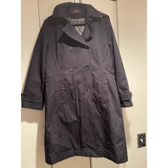Stan Herman Jet Blue Detachable Liner Winter peacoat/Overcoat Jacket Medium Mens - Picture 1 of 9